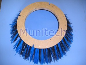Wood Top Sweeper Front Brush Wire Fill